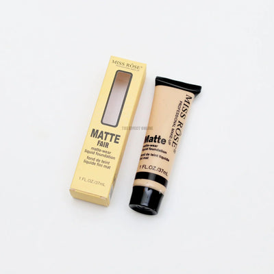 Face Liquid Foundation Matte Wear Concealer Cover Cream