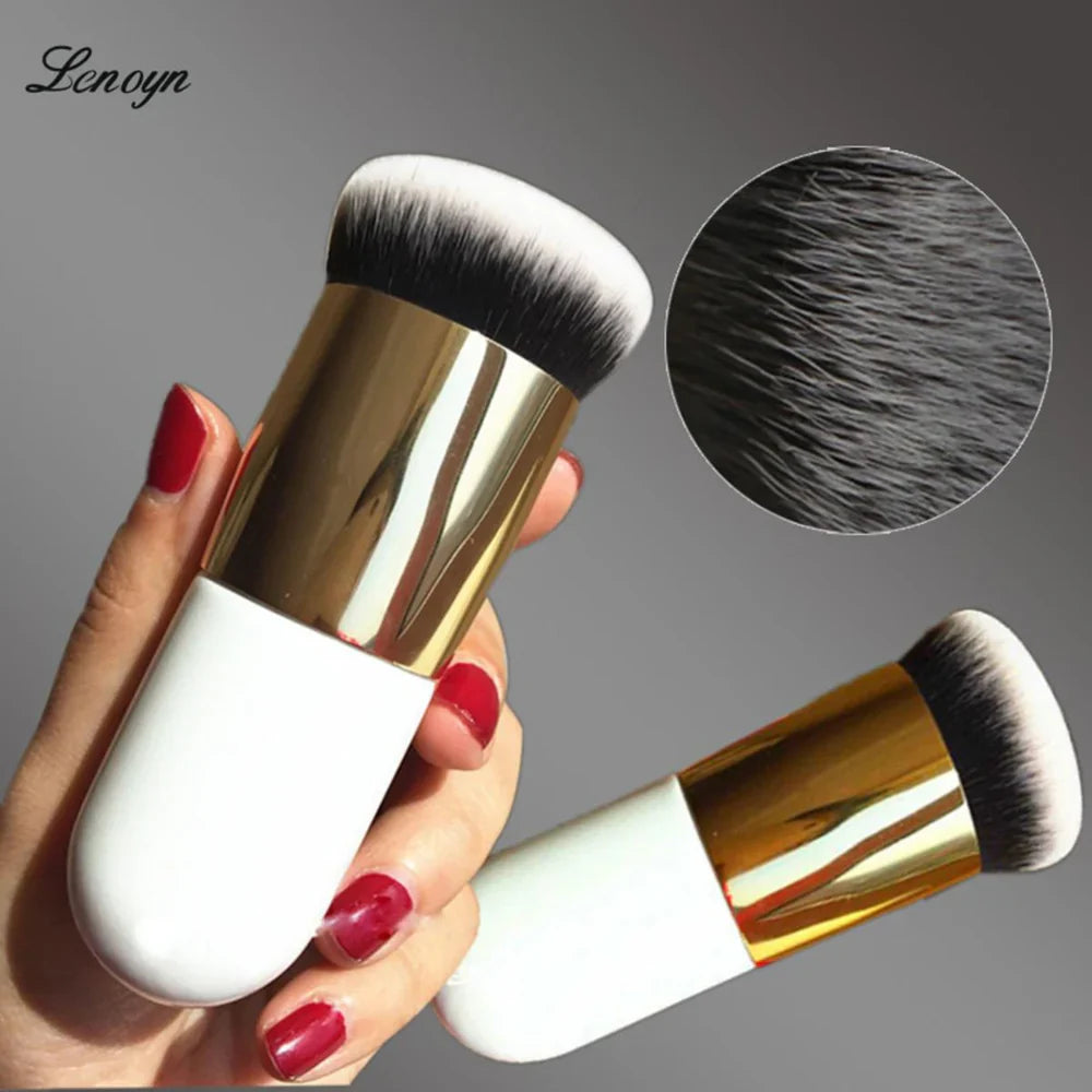 Flat Cream Foundation Brush: Professional Chubby Pier Makeup Tool