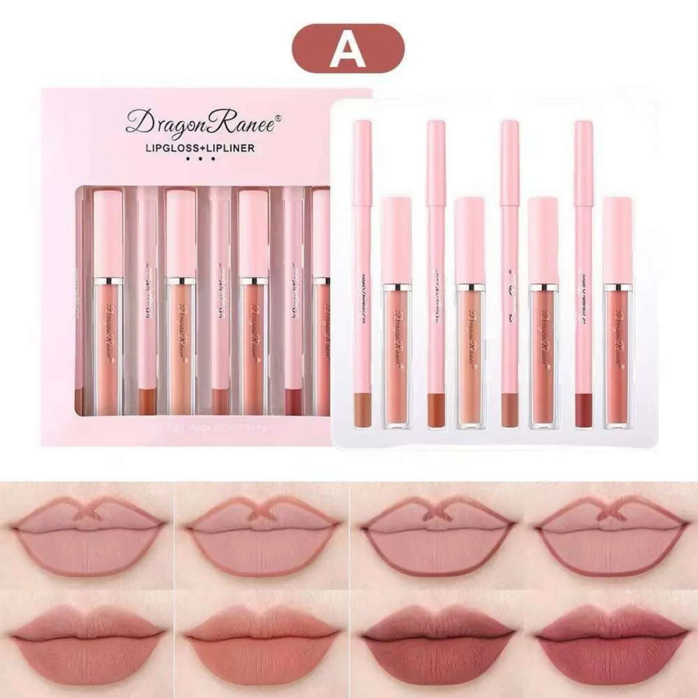 Dragon Ranee Matte Lipgloss + Lip linnet