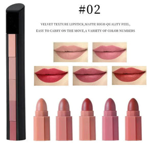 5 in 1 Matte Waterproof Lipstick Set