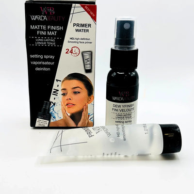 Warda Beauty 2 in 1 deal - Face Primer & Makeup fixer Spray