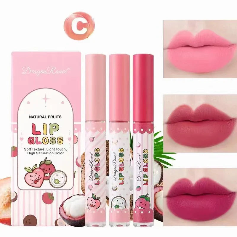 Dragon Ranee Fruit Lip Gloss Moisturizing Matte Lipstick