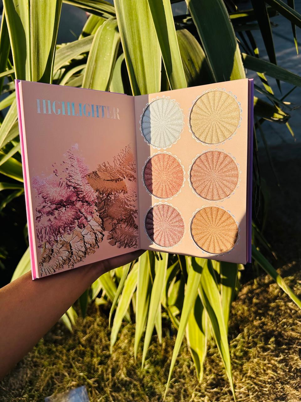 4 Pages Book Shape Matte Eyeshadow Palette