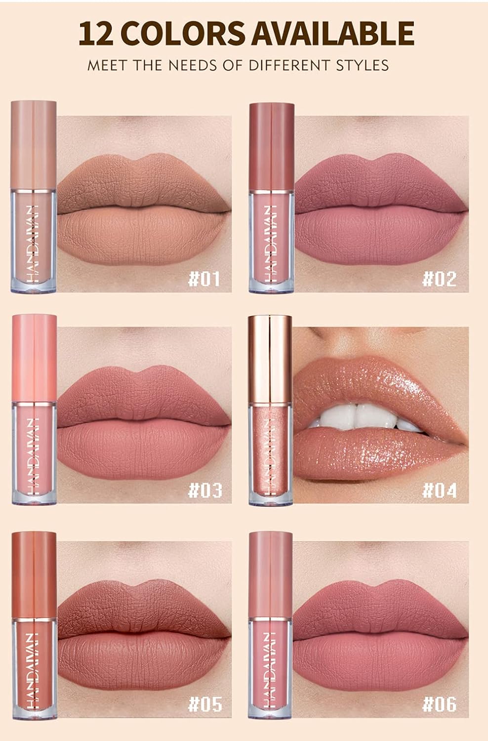 Handiyan Pack of 12 Lip Gloss