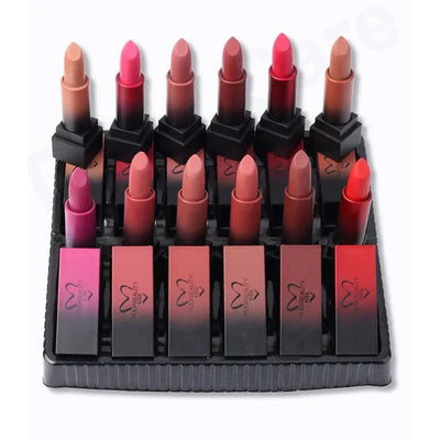 HudaBeauty Matt Lipsticks Pack of 12